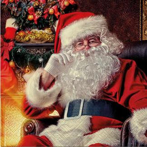Assorted 20 Pack of Holiday Napkins (5 Designs)
