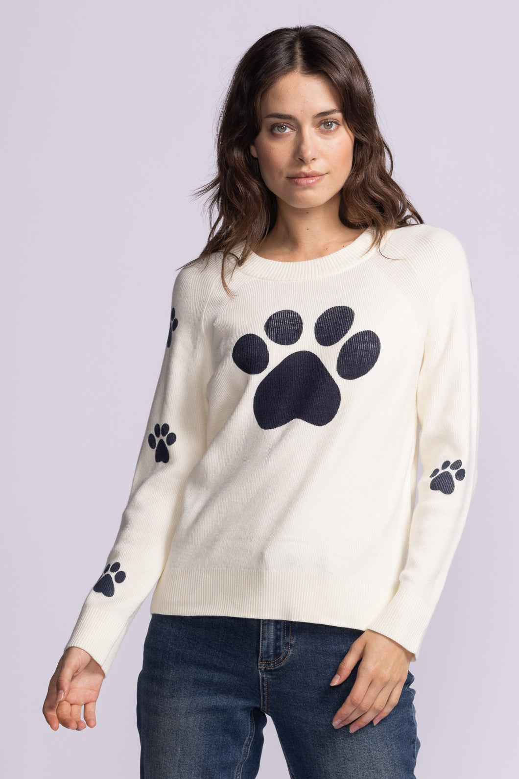 Paw Print Sweater