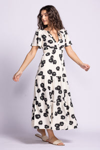 Printed Floral Maxi Dress