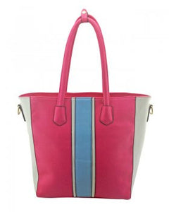 Bright Colourblock Tote with Strap (Only 1 Left!)