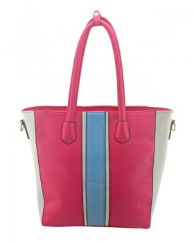 Bright Colourblock Tote with Strap (Only 1 Left!)