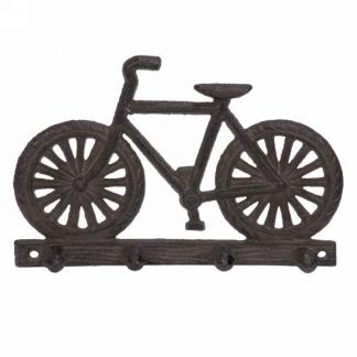 Brown Bicycle Cast Iron Wall Hook