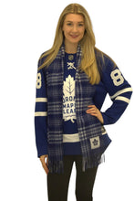 Cargar imagen en el visor de la galería, Official NHL-Licenced 100% Lambswool Tartan Scarf (29 Teams)
