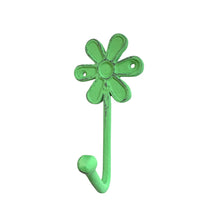 Load image into Gallery viewer, Cast Iron Flower Hooks (5 Colours)
