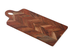 Chevron Wooden Serving Board