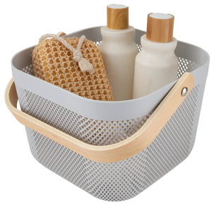 Grey Mesh Storage Baskets (2 Sizes)