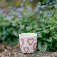 Load image into Gallery viewer, Heart-Pattern Terra Cotta Pot (2 Sizes)
