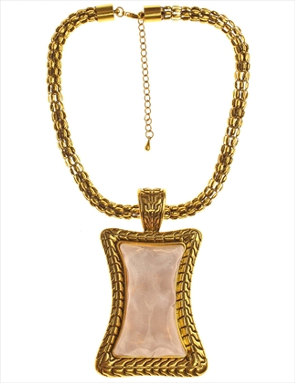 Large Gold Pendant Necklace (Only 1 Left!)