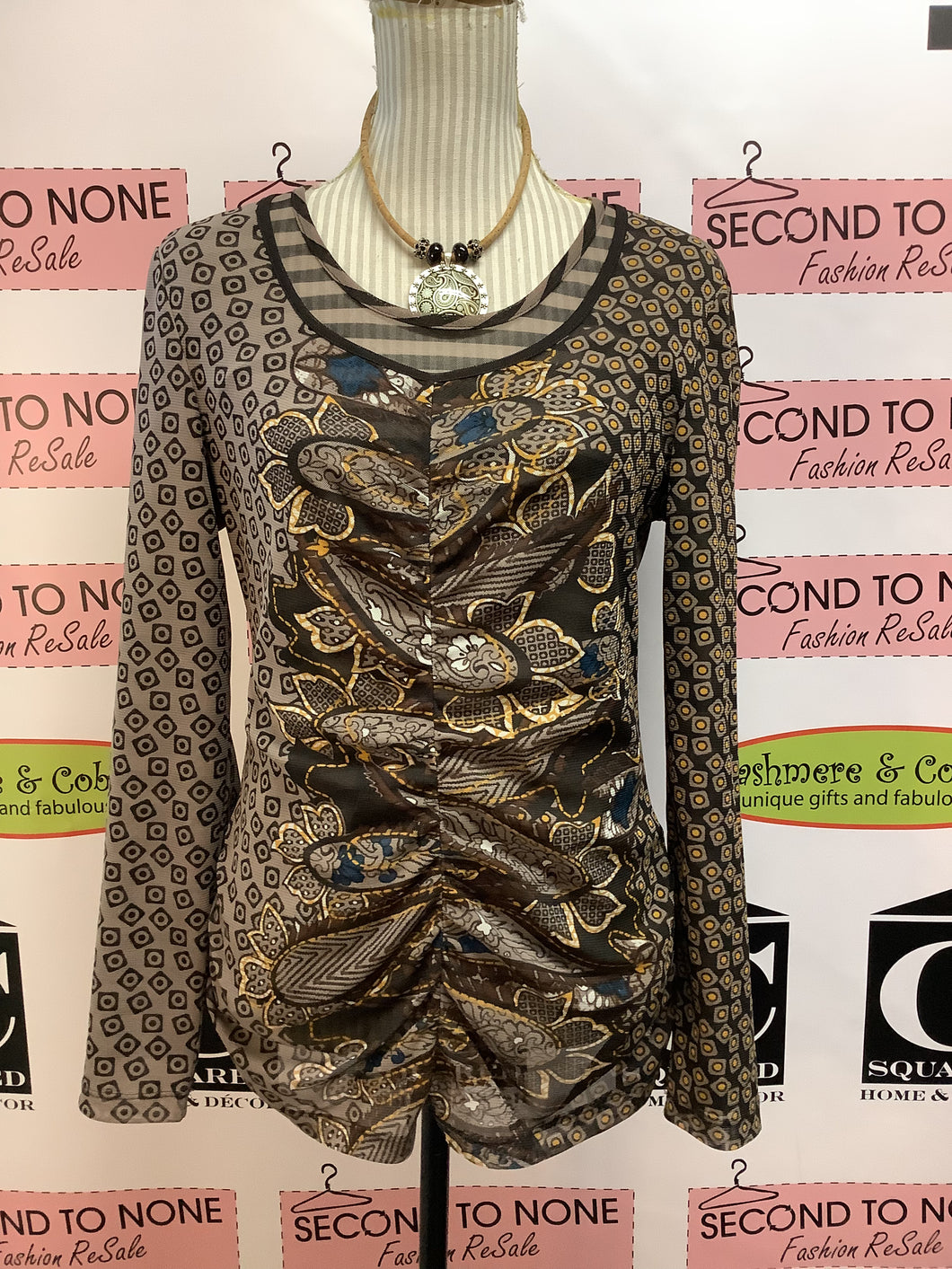 Y2K Mesh Long Sleeve (Size S/M)