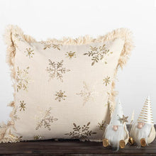Load image into Gallery viewer, Winter Wonderland Sparkly Pillow
