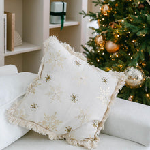 Load image into Gallery viewer, Winter Wonderland Sparkly Pillow
