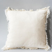 Load image into Gallery viewer, Frayed Edge Pillow (2 Colours)
