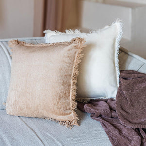 Frayed Edge Pillow (2 Colours)