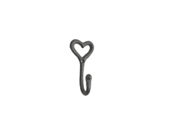 Cast Iron Heart Hook
