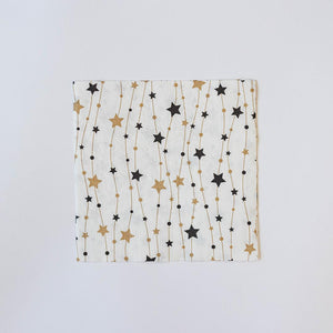 Assorted 20 Pack of Star-Themed Paper Napkins (3 Designs)