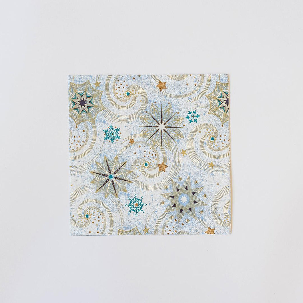 Assorted 20 Pack of Star-Themed Paper Napkins (3 Designs)