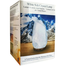 Load image into Gallery viewer, Himalayan White Crystal Salt Lamp
