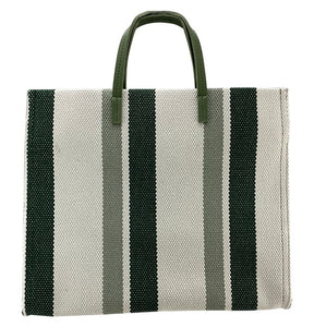 Striped Structured Tote Bag (Only 1 Left!)