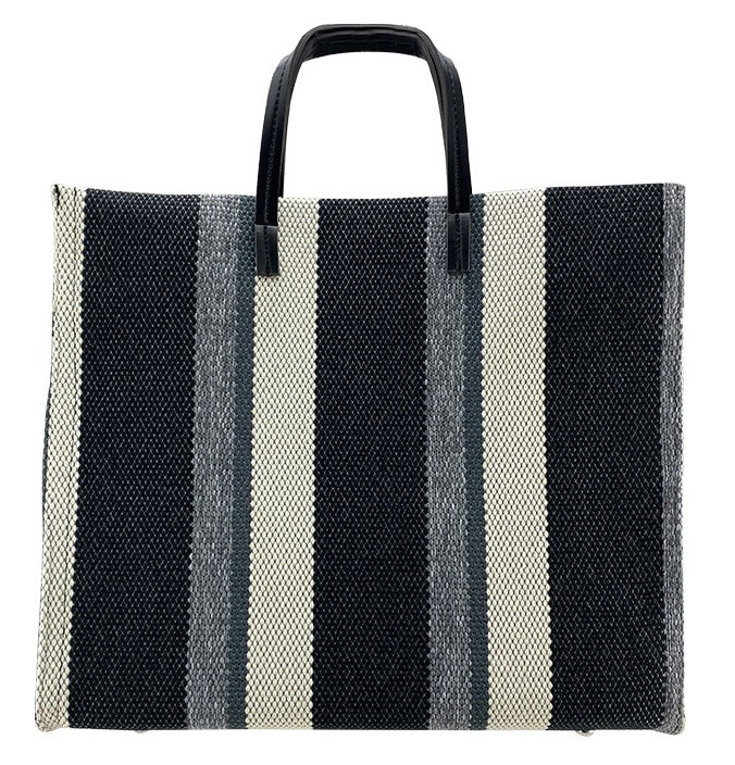 Striped Structured Tote Bag (Only 1 Left!)