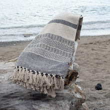 Load image into Gallery viewer, Cotton Throw With Tassels (Only 2 Left!)
