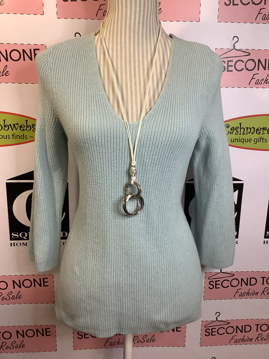 Tie Back Cotton Sweater (Size S)