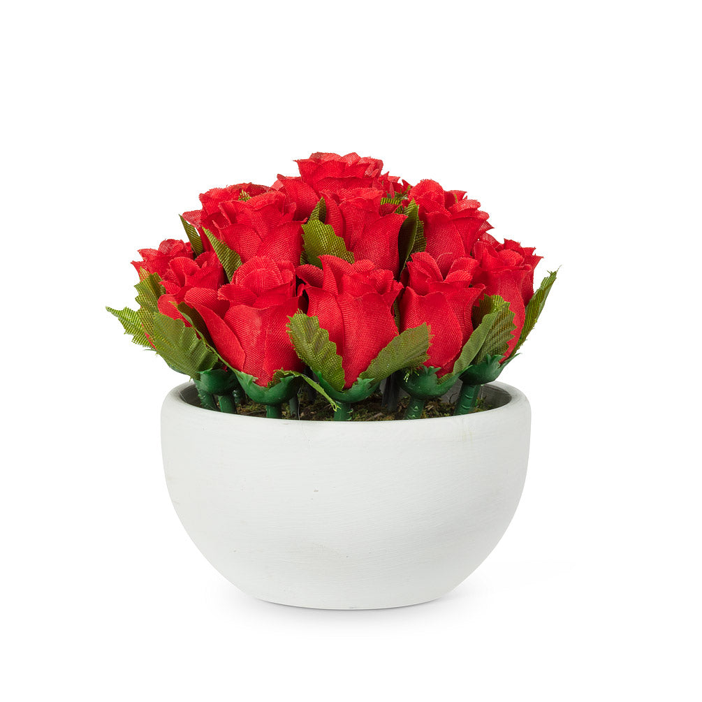 Rose Heads in Bowl (Only Red Left!)