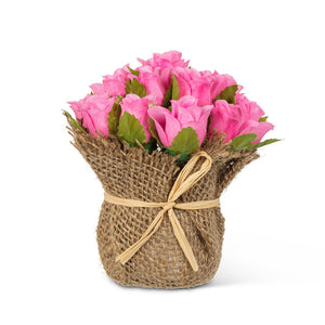 Rose Heads in Jute (2 Colours)