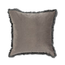 Load image into Gallery viewer, Velvet Pillow with Fringe (Only 3 Colours Left!)
