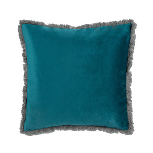 Velvet Pillow with Fringe (Only 3 Colours Left!)