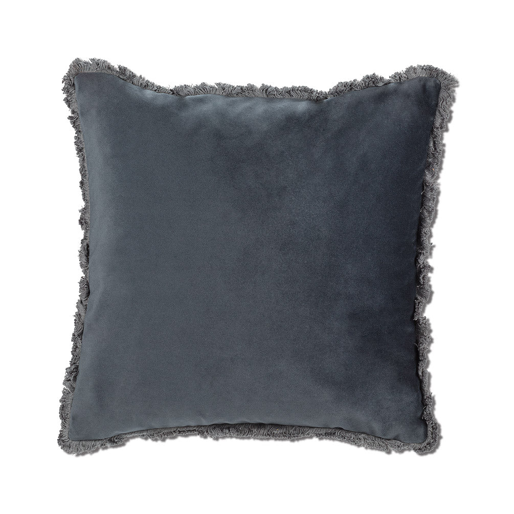 Velvet Pillow with Fringe (Only 3 Colours Left!)