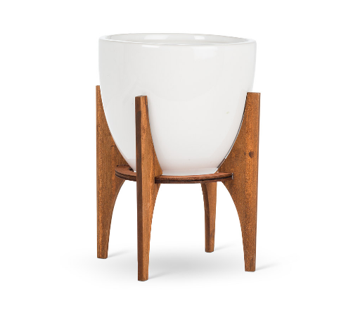 Desk/Counter Size Pots- White (Only 1 Left!)