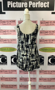 Black & White Printed Tank (Size L)