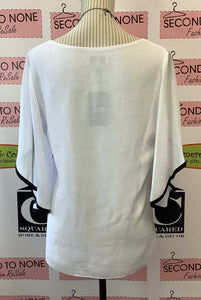 Sheer Ruffle Sleeve Top (Only 1 XXXL Left!)