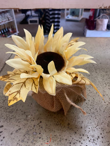 Fall Flowers in Jute (3 Styles)