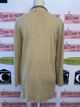 Load image into Gallery viewer, Scalloped Trim Mock Neck Tunic (Size L)
