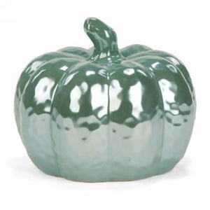 Glossy Green Ceramic Pumpkin (Only 1 Left!)