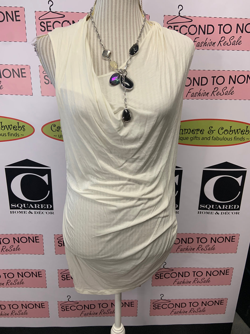 Melanie Lyne Asymmetrical Long Tank (Size S)