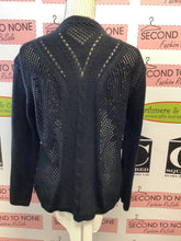 Load image into Gallery viewer, Black Knit Cardigan (Size M)
