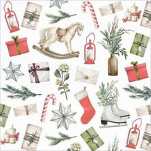 Load image into Gallery viewer, Assorted 20 Pack of Holiday Napkins (8 Designs)

