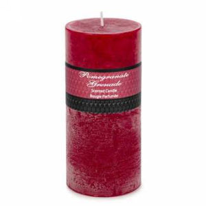 Red Pomegranate Candles (Only 2 Tall Left!)
