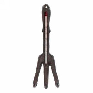 Metal Pitchfork Thermometre