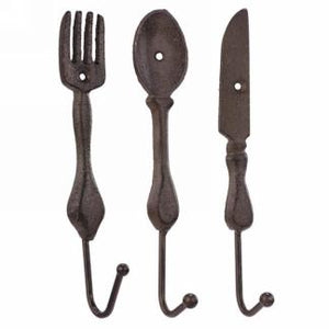 Metal Utensils Wall Hooks (Only 2 Styles Left!)