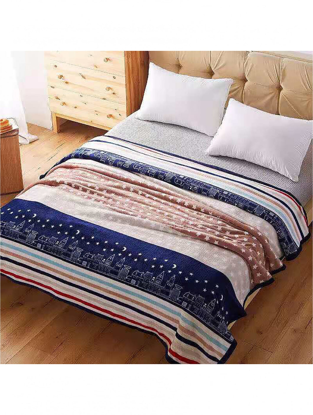 Skyline Stars Flannel Blanket (Only 1 Left!)