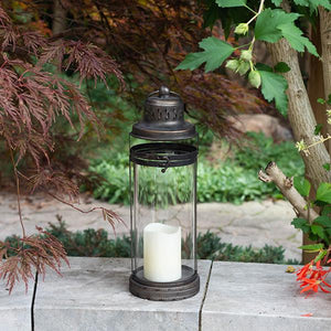 Metal & Glass Lantern