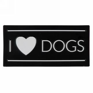 I ❤️ Dogs Wall Plaque