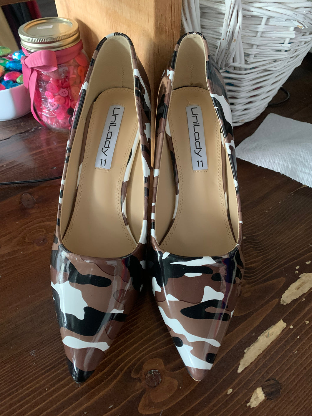 Camo Pumps (Size 11)