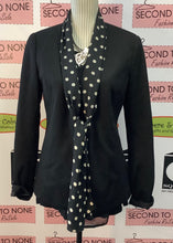 Load image into Gallery viewer, Julie &amp; Leopold Polka Dot Scarf Blazer (M)
