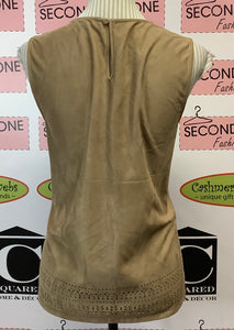 Faux Suede Tan Tank (M)