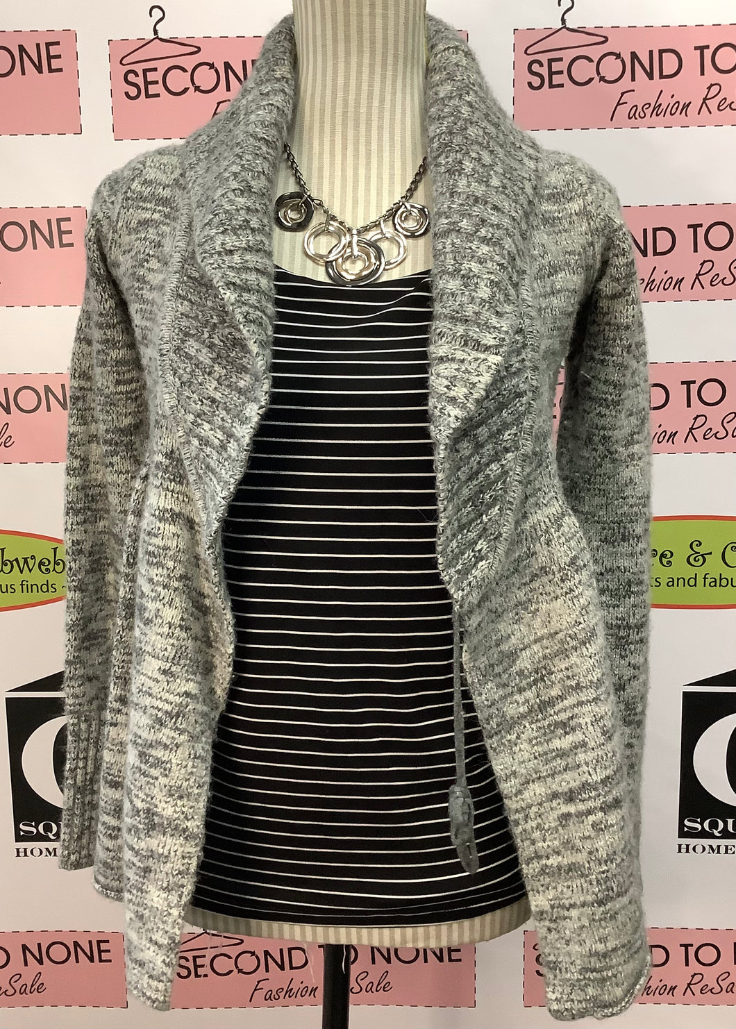 Talula Gray Knit Cardigan (Size M)