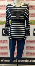 Load image into Gallery viewer, NWT Jacob B/W Striped Top (Size S)
